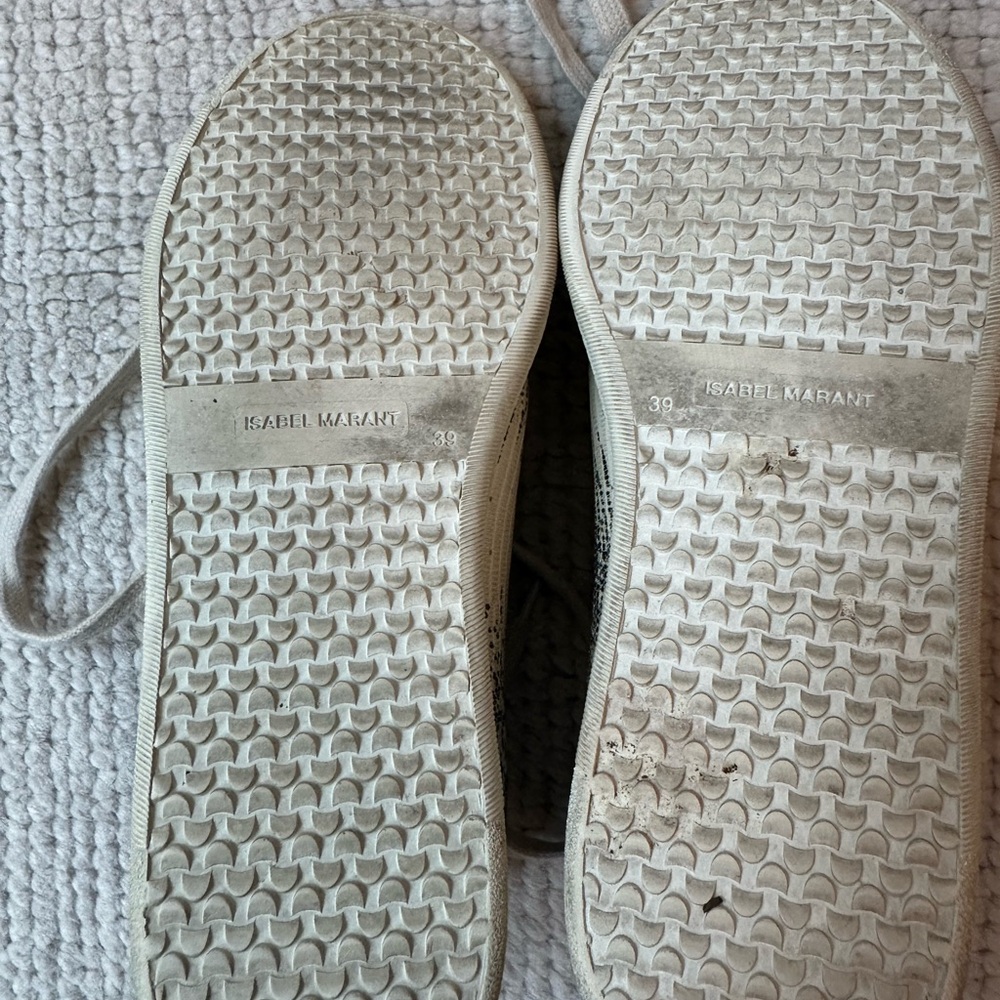 Isabel Marant Python Print Sneakers - image 7